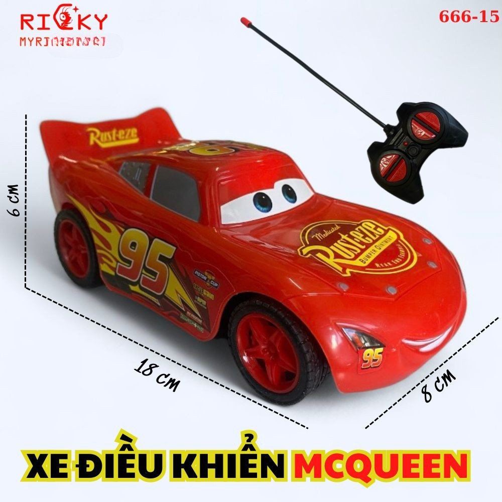 Xe Mcqueen 95 Mẫu Xe Đua Huyền Thoại  điều khiển, Kiểu dáng ấn tượng thiết kế sắc sảo lươt như tia c