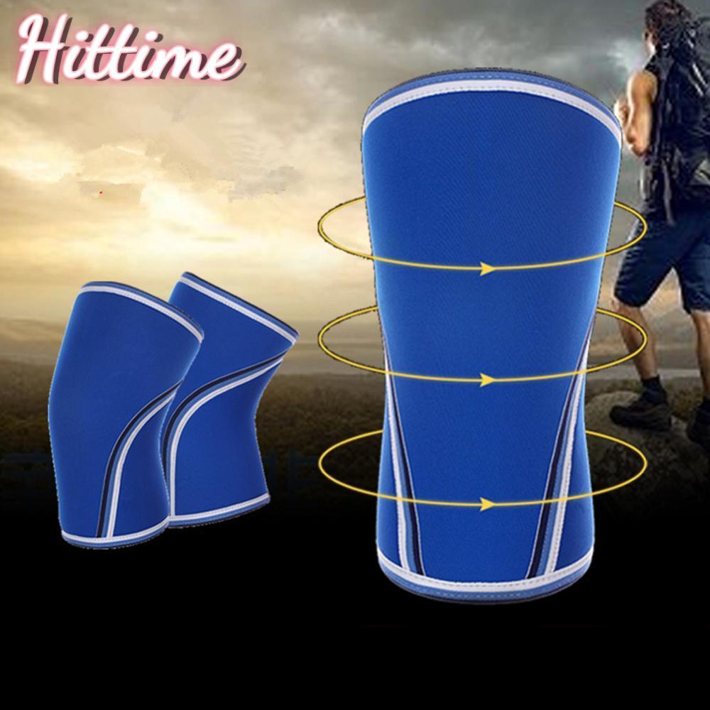 HITTIME Neoprene Đầu Gối Tay 7MM Squat Hỗ Trợ Nén Powerlifting Bền Ngăn Ngừa Bong gân Tập Luyện U8V1