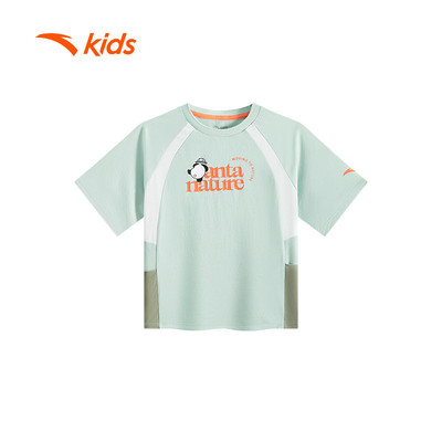 ANTA KIDS Áo Phông Thể Thao Ngắn Tay 3525C9101