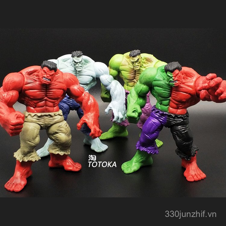 Số lượng lớn 12cm Hulk Mô hình làm bằng tay Red Giant Nhân vật hành động Avengers Toy Alliance Anti 