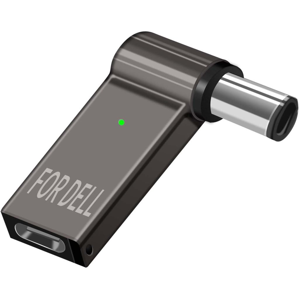 Bộ chuyển đổi sạc máy tính xách tay USB C sang 7.4mm Nữ Loại C sang Nam DC 7.4 x 5.0mm Thùng Jack Cắ