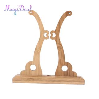  MagiDeal Giá đỡ quạt tre Giá đỡ trưng bày cho trang trí cầm tay tròn tròn cổ điển Trung Quốc 