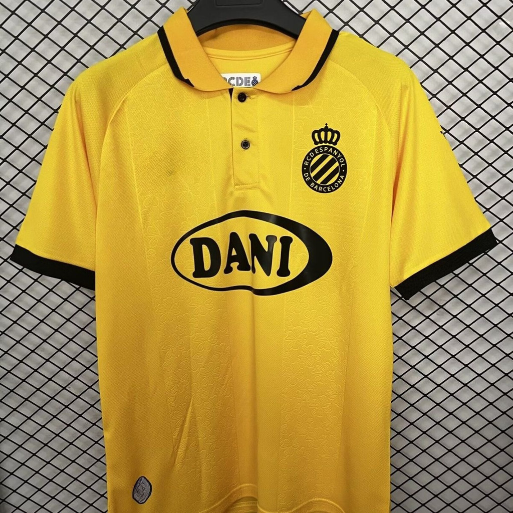 Bộ đồ bóng đá Espanyol kỷ niệm 125 năm, size 25-26 & S-4XL, dành cho người hâm mộ
