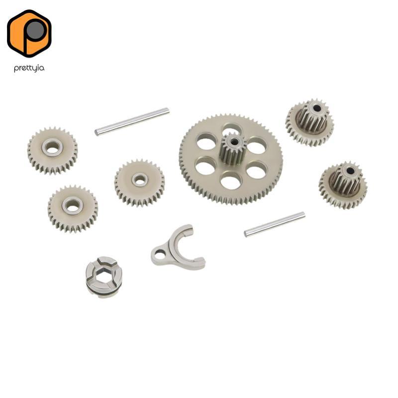 Bánh răng truyền động bằng thép DIY Sửa đổi Bộ hộp số thay thế kim loại chắc chắn cho xe RC K5 Fcx18