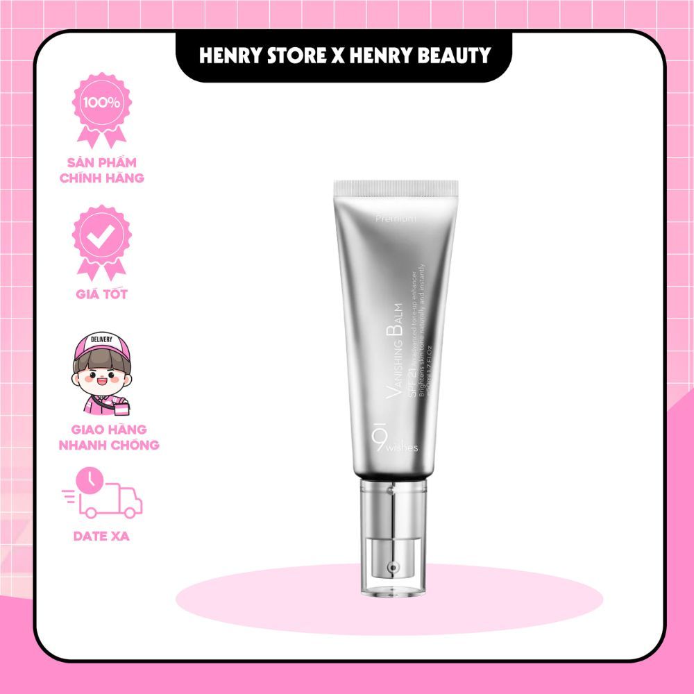 Kem Dưỡng 9Wishes Premium Vanishing Balm