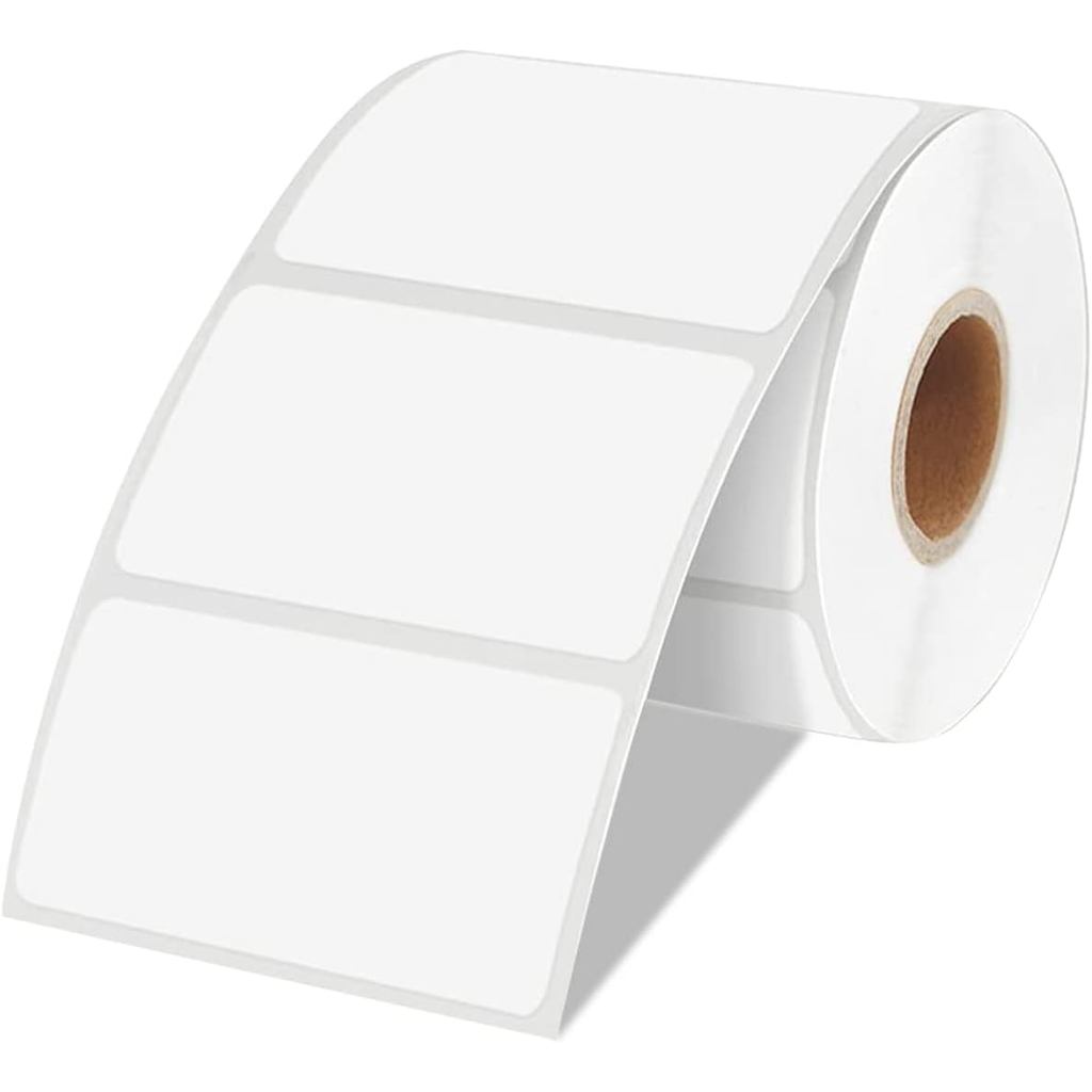 Nhãn nhiệt trực tiếp CLASSY 2 "x 1", địa chỉ mã vạch & trả lại, Tương thích với máy in Zebra & Rollo