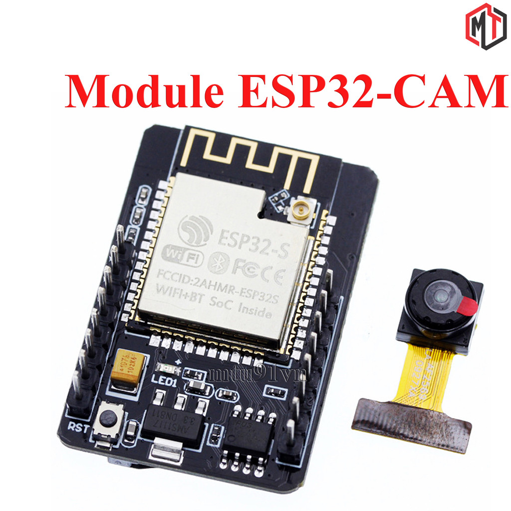 084 Module ESP32-CAM -  ESP32 có tích hợp Camera , WiFi , Bluetooth 4.2