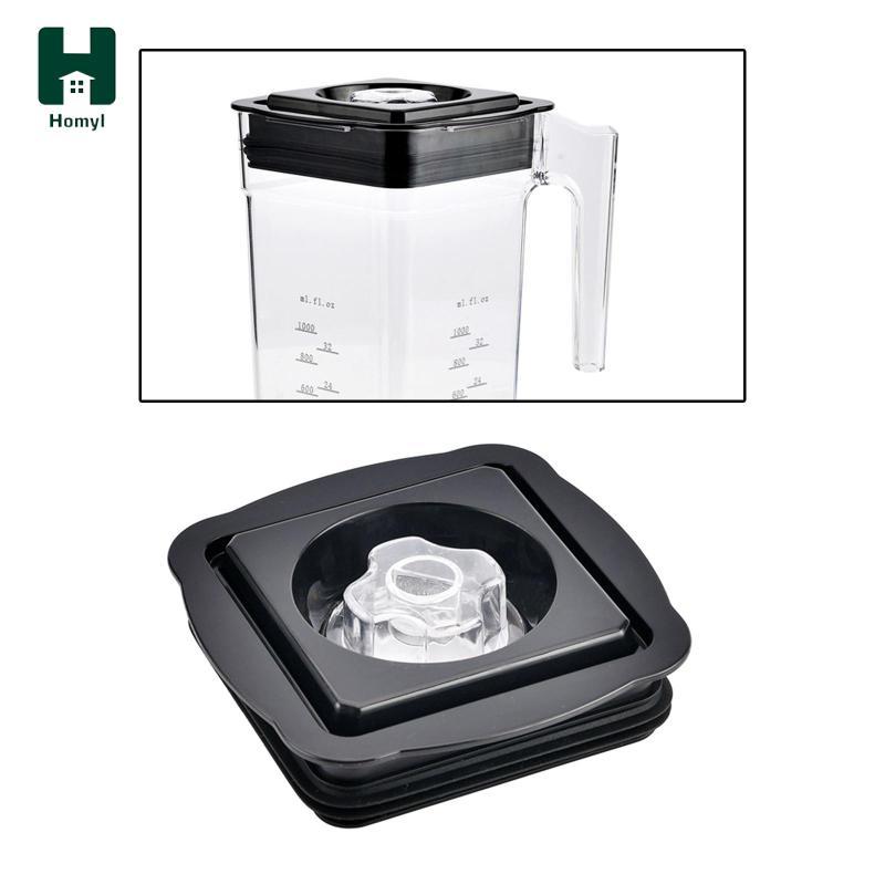 Homyl Blender Jar Nắp Thay Thế Nắp Cho Smoothie Vuông Top Cap 5 Cốc Vuông Top Lắc Súp Máy Xay Sinh T