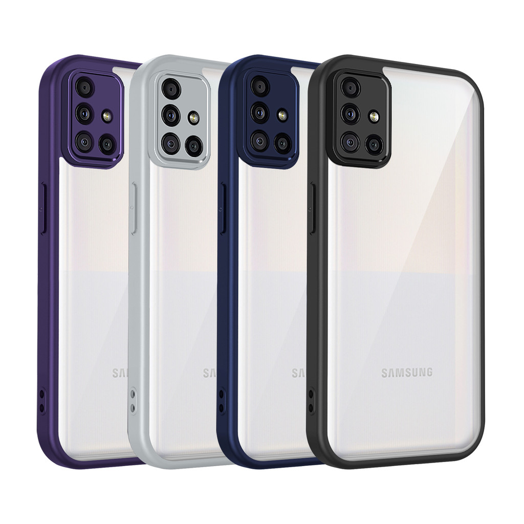 Ốp lưng Samsung A71 Vỏ trong suốt mờ thời trang cho Ốp điện thoại Samsung Galaxy A71