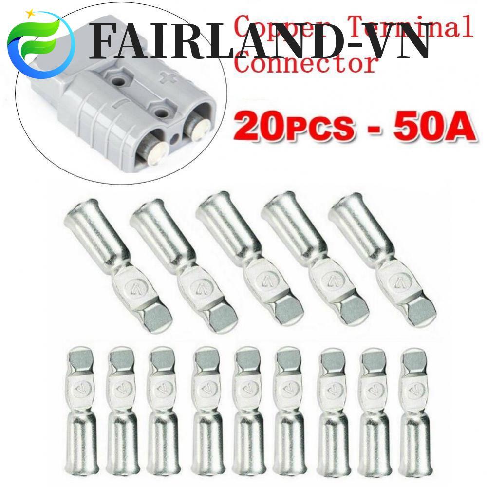 Long lasting 50Amp Copper Connector Terminals for Anderson Style Plugs (20 Pack)
