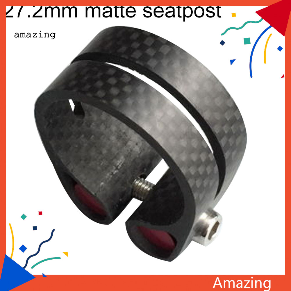 [AM] Sợi Carbon 3K Đường MTB Xe Đạp Leo Núi Ghế Xe Đạp Bài Kẹp Cột Ghế Kẹp