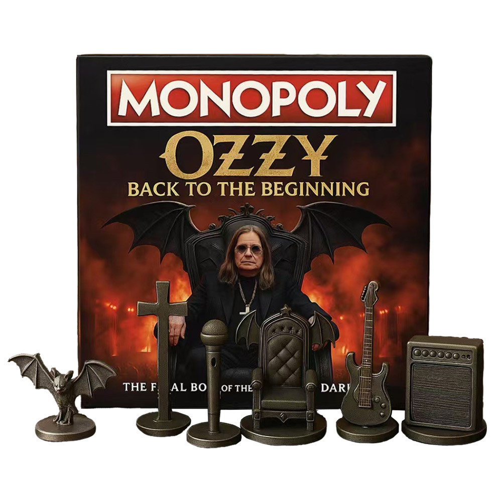 Monopoly Ozzy board game cards