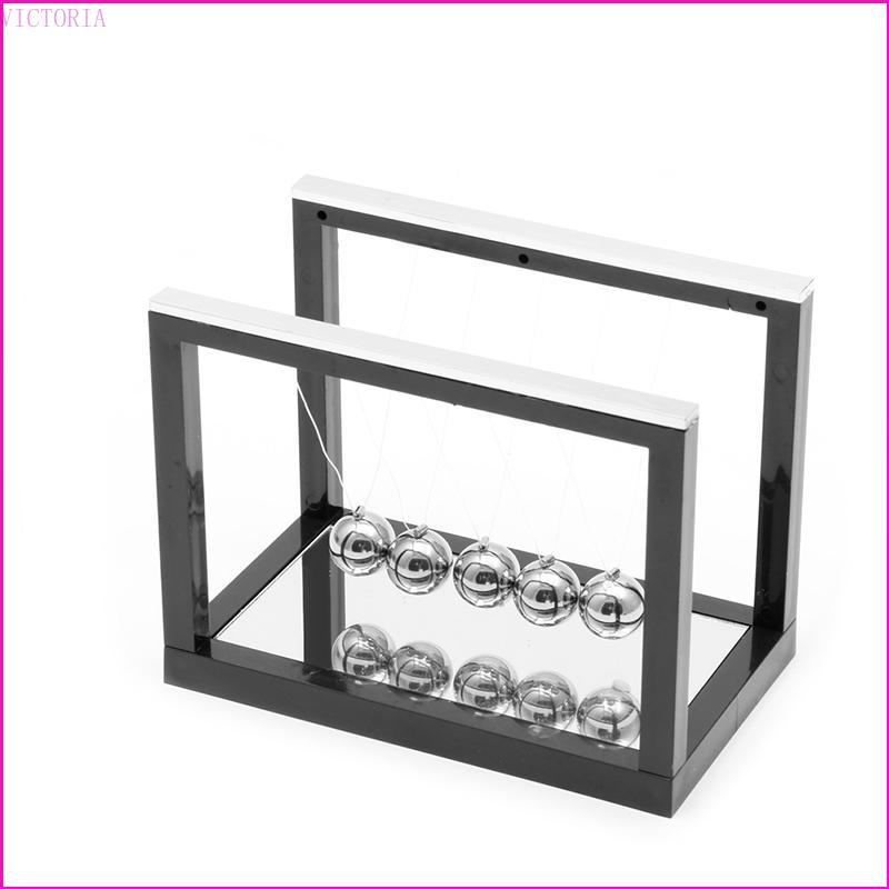 Newtons Cradle Steel Balance  Fun Decoration Physics Science Toy  S New