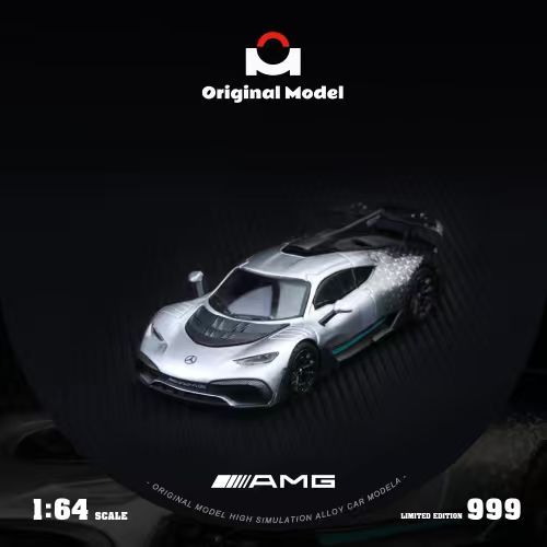 Original Model-OM 1/64 Mercedes-Benz AMG One Silver Mô Hình Xe Mô Phỏng Quy Mô Nhỏ Hợp Kim Xe Ô Tô M