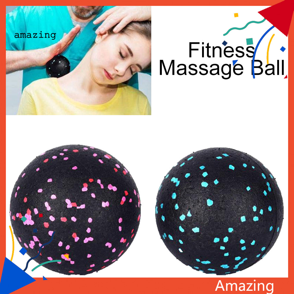 [AM] EVA Ball Yoga Fitness Roller Muscle Fascia Relax Body Foot Leg Neck Massage