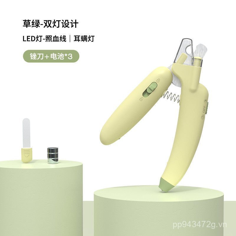 Cat Nail Clippers Cat Nail Clippers Banana Nail Clippers Pet Dogs Anti-Bleeding Clippers Novice Cat 