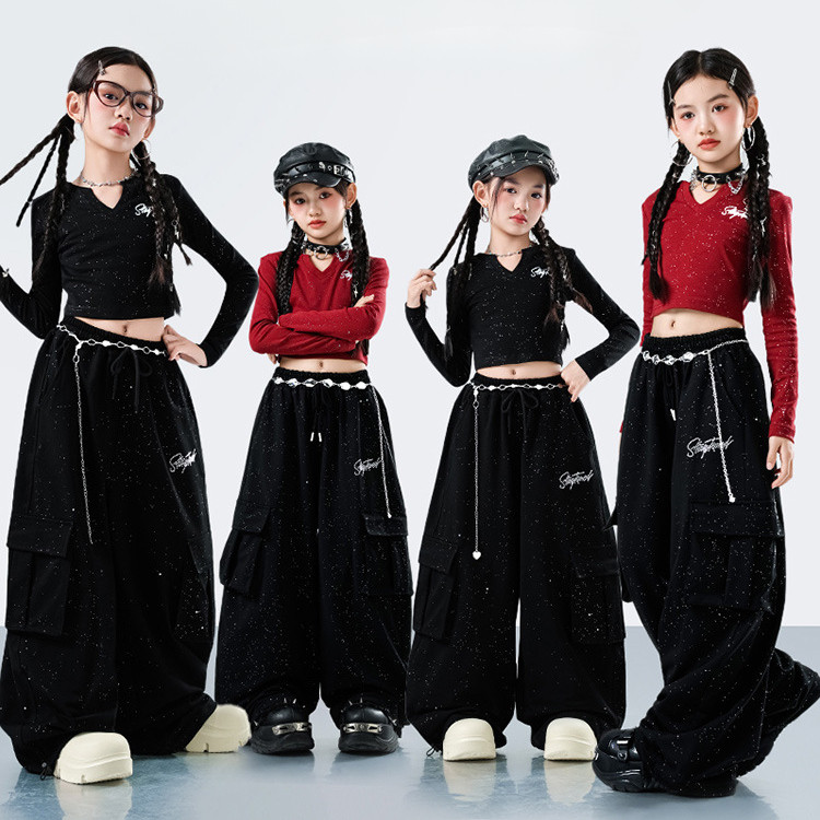 Đồ Nhảy Hiện Đại Đồ Biểu Diễn Cho Bé Gái Hiphop Đồ Biểu Diễn Nhảy Đồ Nhảy Cho Bé Trẻ Em Set Đồ Dance