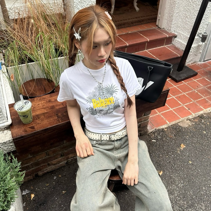 YC1996 - Áo Thun Baby Tee Trắng In Hình Local Brand Unisex