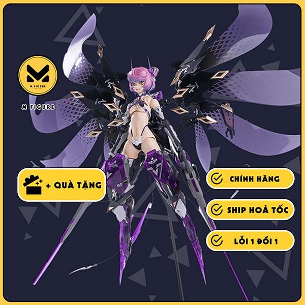 MÔ HÌNH Rosado Project RS-02 Seika Black Iris ( ErnestCore Craft ) MODEL KIT CHÍNH HÃNG