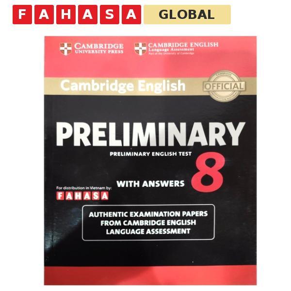 Cambridge English Preliminary - Preliminary English Test 8 with Answers (FAHASA reprint edition)