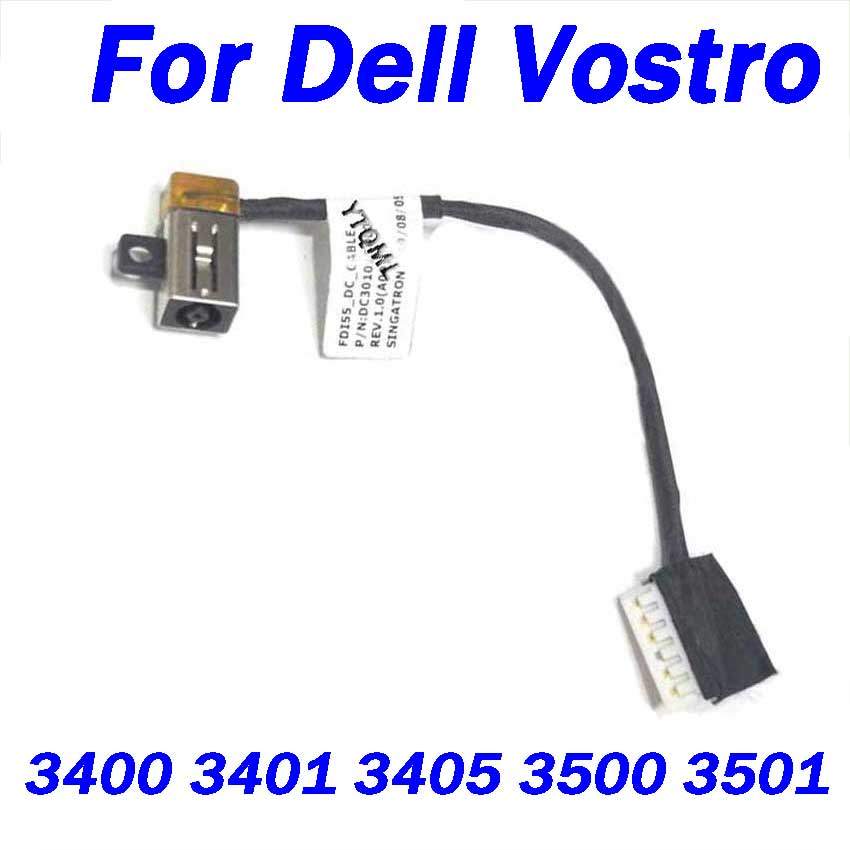 1-10 Chiếc Mới Jack Nguồn Cho DELL Vostro 3400 3401 3405 3500 3501 Đầu Nối Sạc DC-IN Phụ Kiện Cáp