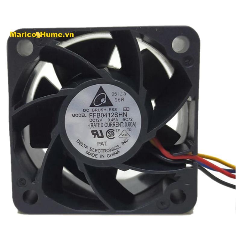 Quạt máy chủ FFB0412SHN 4028 40MM 40X40X28MM Quạt làm mát công suất lớn 12V 0.45A Quạt gió siêu nhỏ 