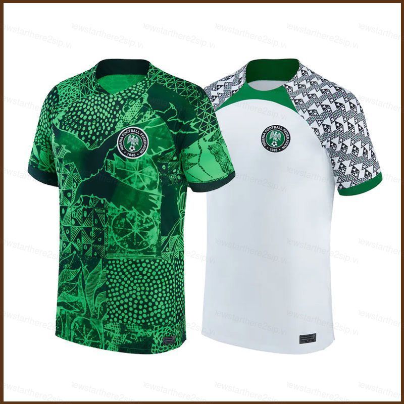 NP2 World Cup Nigeria Sân khách Jersey Áo bóng đá Áo thun bóng đá Phiên bản cầu thủ PN2