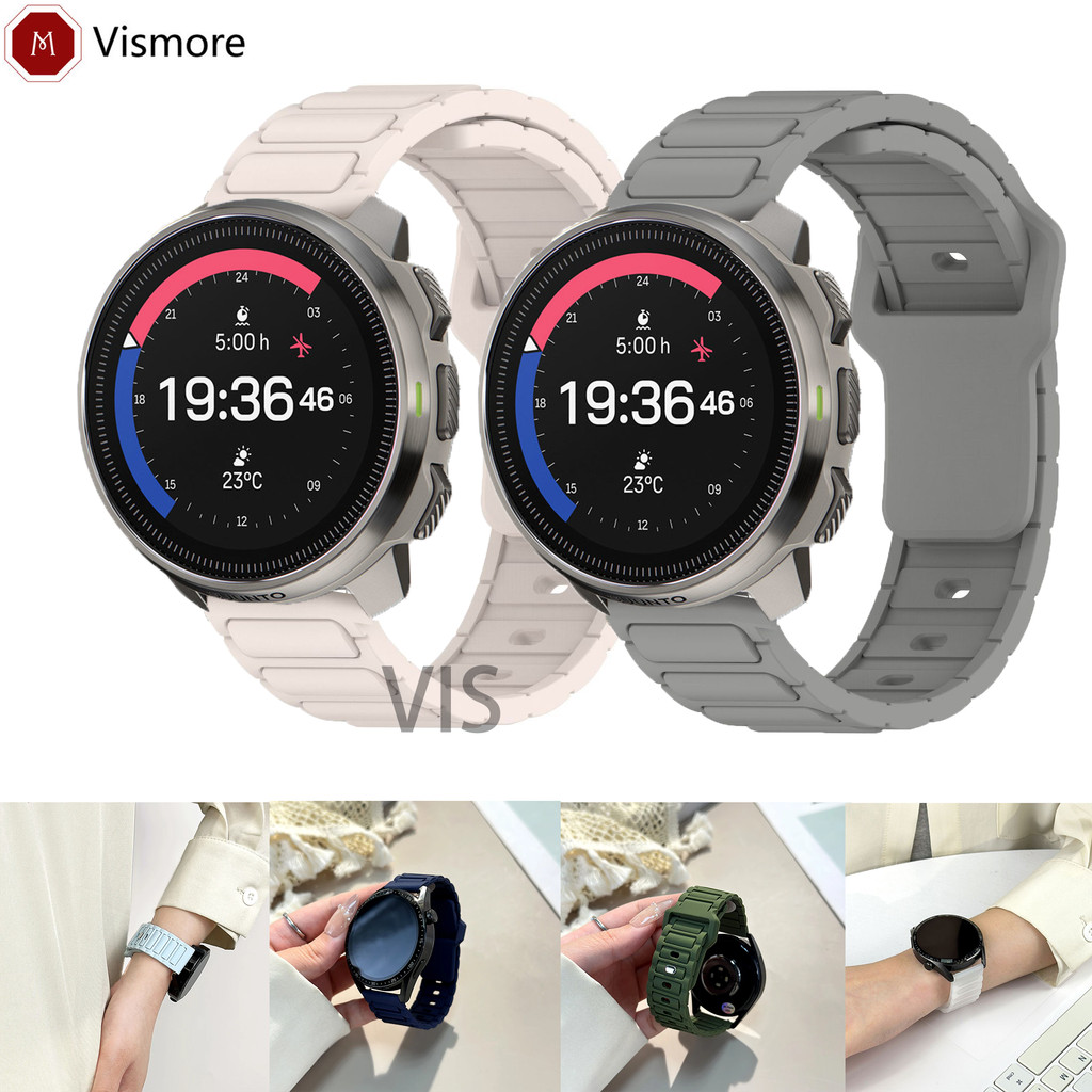 Dây đeo silicon mềm 20mm 22mm cho SUUNTO 9 PEAK PRO / 9 5 PEAK DLC / SUUNTO 3 Fitness / RACE / Ocean