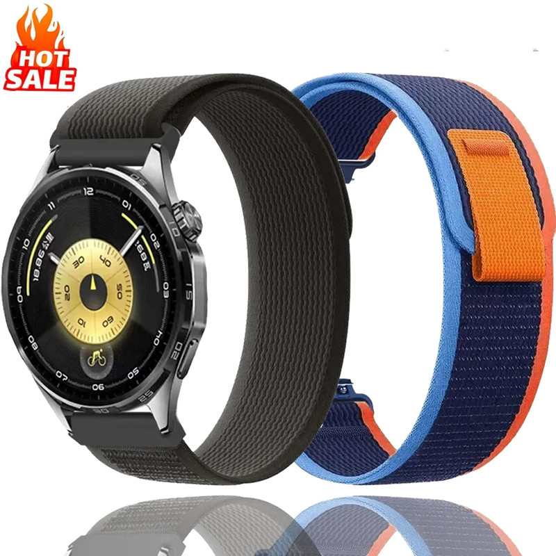 Dây đeo Nylon 22mm 20mm Tương thích cho Huawei Watch GT 6 Pro 46mm GT6 / GT5 / GT4 46mm cho Samsung 