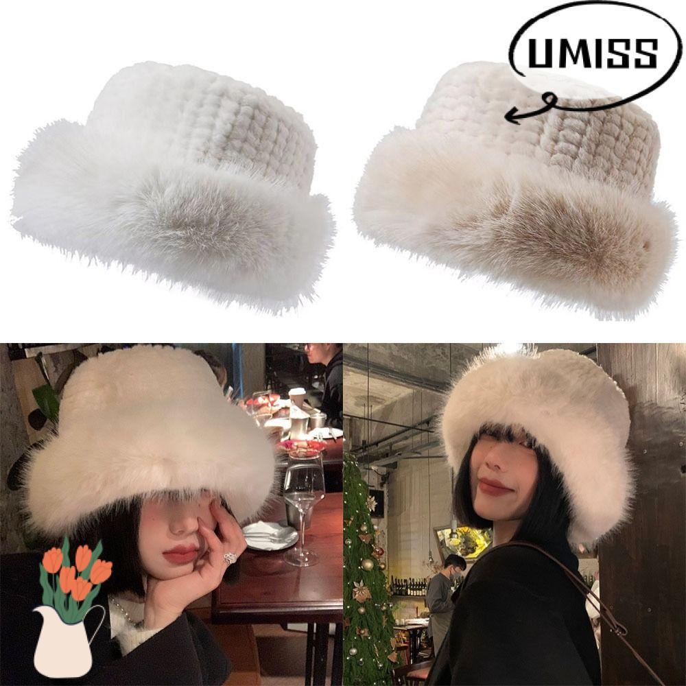 Mũ xô UMISTYDREAM, Mũ lông thú giả chống gió