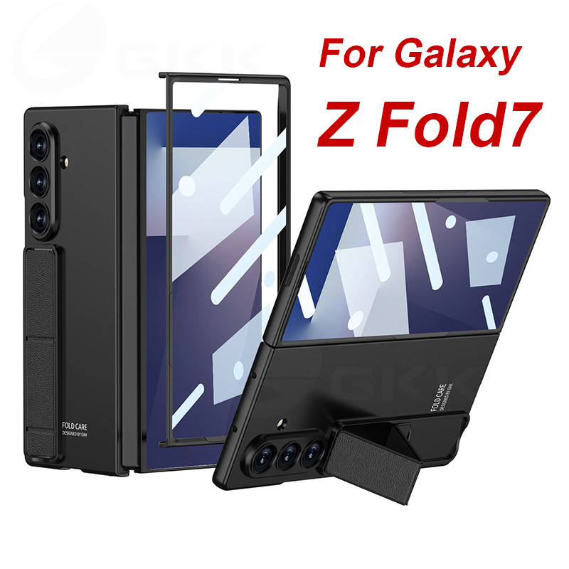 Ốp Lưng Gấp Siêu Mỏng Cho Samsung Galaxy Z Fold 7 Màn Hình Kính Bảo Vệ Đứng Matte Cover Cho Samsung 
