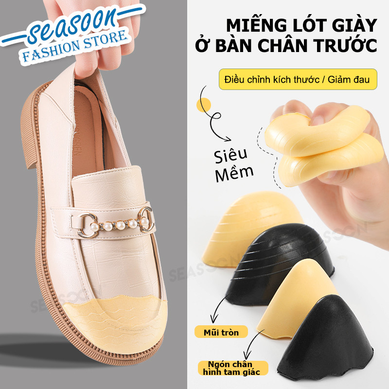 Miếng Lót Trước Bàn Chân Mũi Giày Cao Su EVA Cho Nữ Siêu Nhẹ Thoải Mái Giảm Bị Rộng