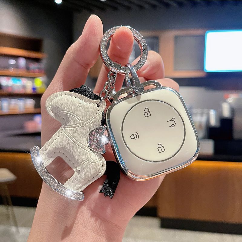 Thích hợp cho 2026 Volvo ES90 Vỏ chìa khóa ô tô Volvo EX70 XC70 EX90 Vỏ bảo vệ Túi khóa đơn giản