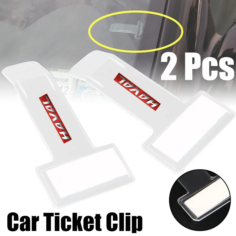 Kẹp hóa đơn ô tô Thẻ đỗ xe tạm thời Chứng chỉ hóa đơn Giá đỡ vé cho Haval M4 H2 H3 H6 H5 H9 H8 H7 H6