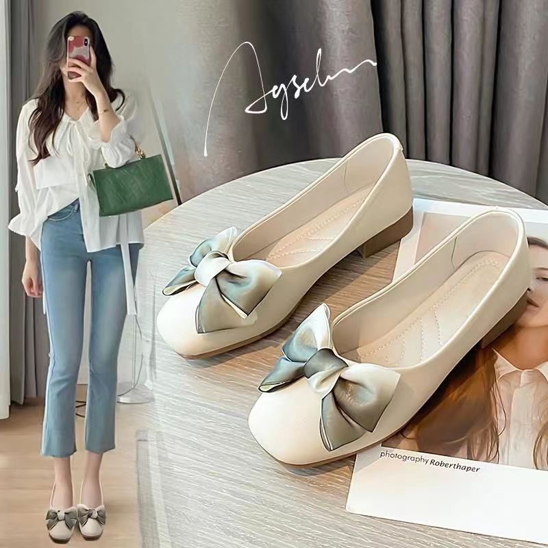 Giày nữ mùa xuân bạc hà Mambo 2024 Giày nữ phong cách mới Bạc hà Mambo mùa xuân giày nữ 2024 newssql