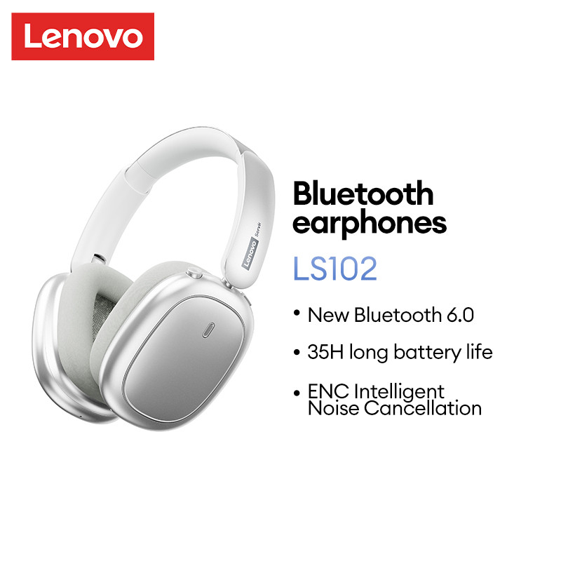 Tai nghe Bluetooth Lenovo LS102 hỗ trợ tai nghe Bluetooth 6.0 khử tiếng ồn thông minh ENC | BigBuy360 - bigbuy360.vn