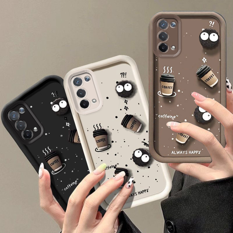 ốp lưng oppo a74 5g Ốp điện thoại cốc cà phê 3D oppo a74 5g