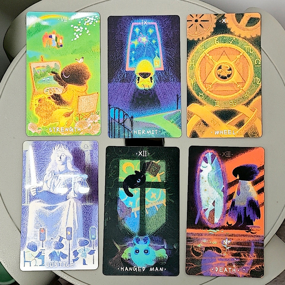 U-no with The Sun Tarot 78 Chiếc Thẻ Tarot Đáng Yêu Dựa Trên Hệ Thống Rider Không nhầm lẫn Phong Các