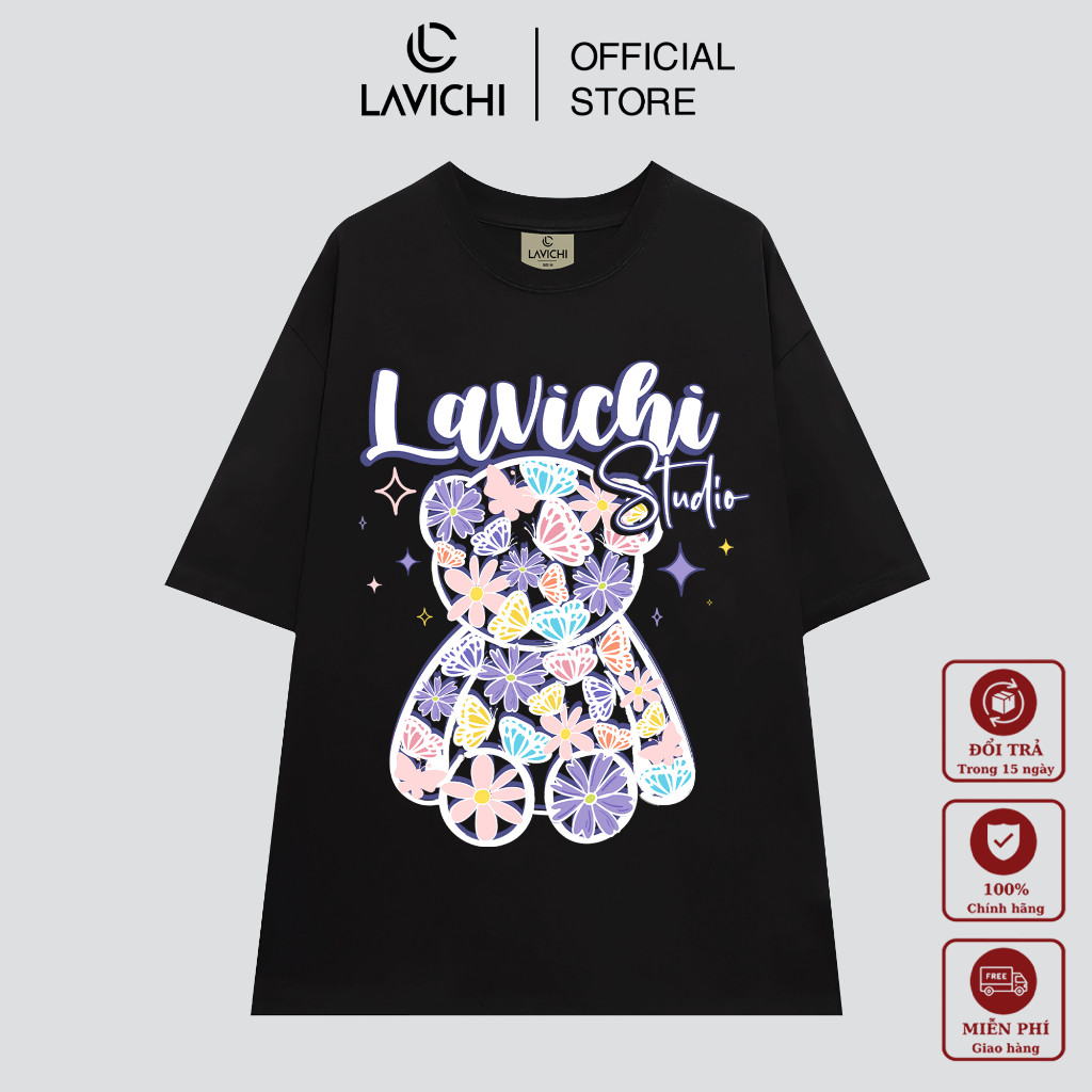 Áo Thun Local Brand Unisex LAVICHI BEAR STUDIO Premium 100 Cotton LAVICHI - LC021