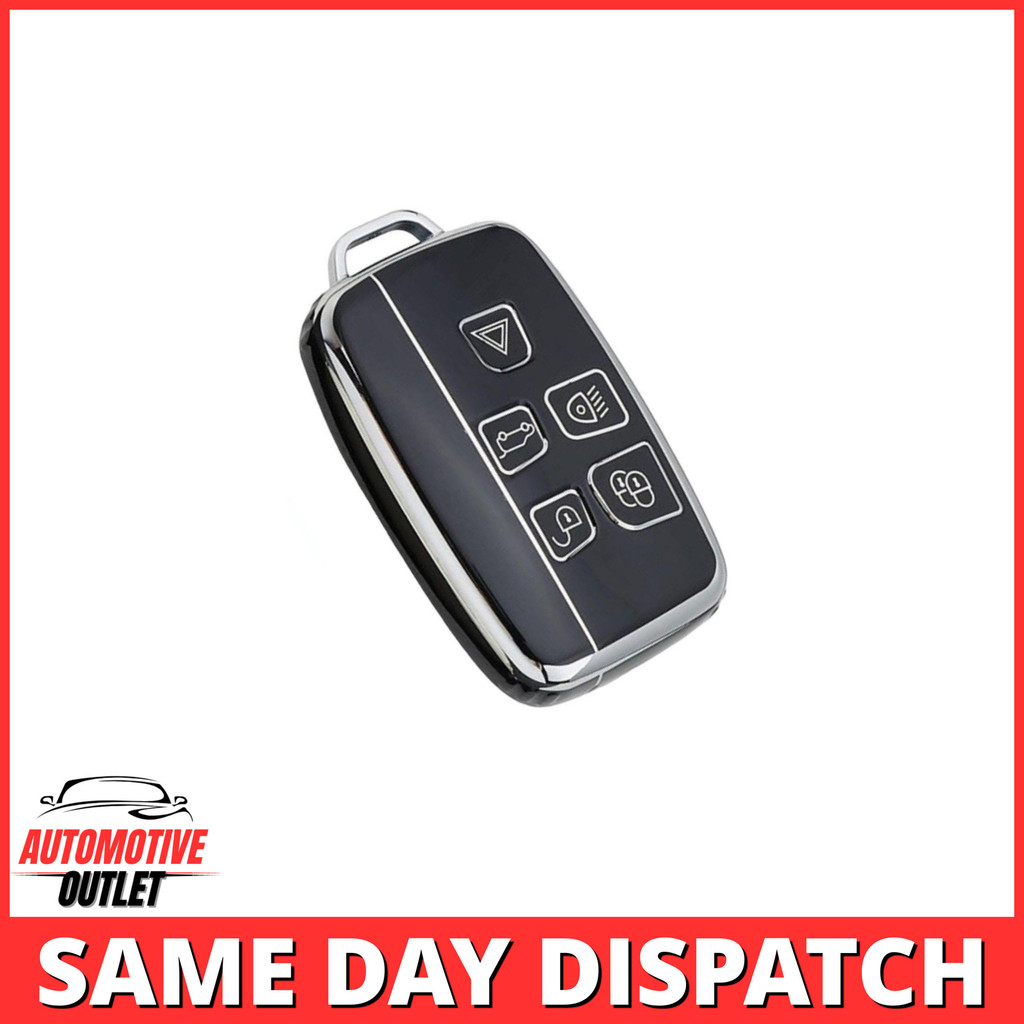 BÌA KHÓA TPU ỐP ĐEN CHO LAND RANGE ROVER SPORT EVOQUE JAGUAR XF XJ XJ