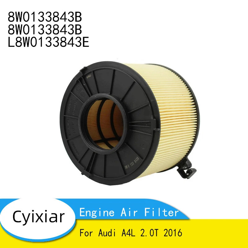 Bộ lọc không khí động cơ ô tô cho Audi A4L 2.0T 2016 8W0 133 843B 8W0133843B L8W0133843E