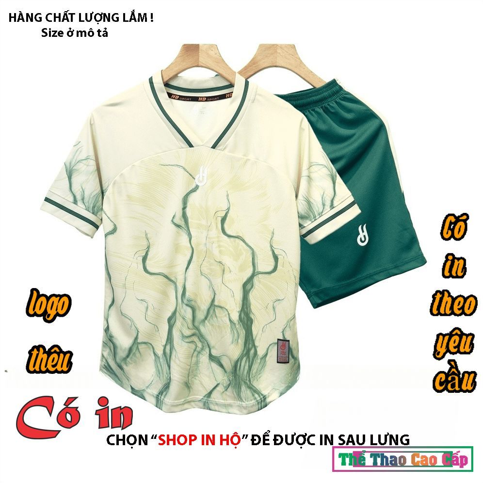 [Hàng quá đẹp/Có in lưng] Quần Áo Bóng Đá Đồ Đá Banh HD Nova Kem 2025 Mè hàn Cao Cấp