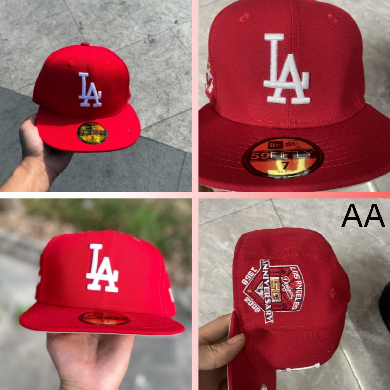 ERA MỚI 59FIFTY MLB LOS ANGELES DODGERS KỶ NIỆM 50 NĂM RED UV FITTED CAP [Mới] Logo thời trang nam n