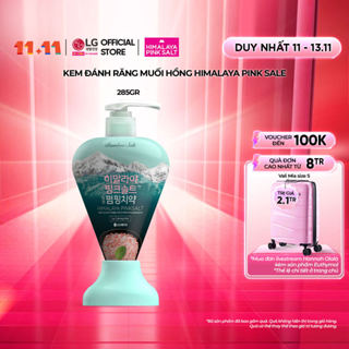   LG Daily Beauty Official  Kem đánh răng muối hồng hương bạc hà mát lạnh Himalaya Pink Salt Icemint 285g 