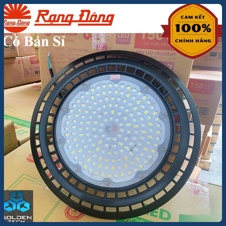 (Rạng Đông) Đèn led Highbay nhà xưởng 100W - 120W - 150W - 200W - 250W - Nhôm đúc tản nhiệt, siêu sá