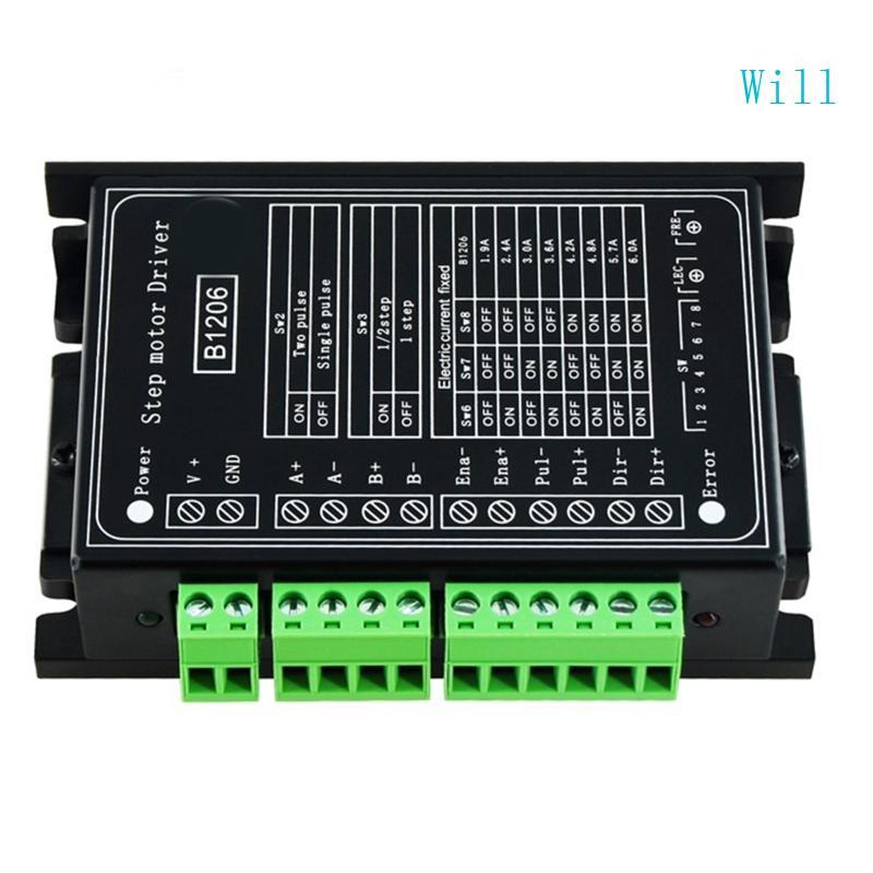 Will Motor Driver B1206 42 57 86 Step Full Step Nửa Bước Bảng Điều Khiển 120V 6A