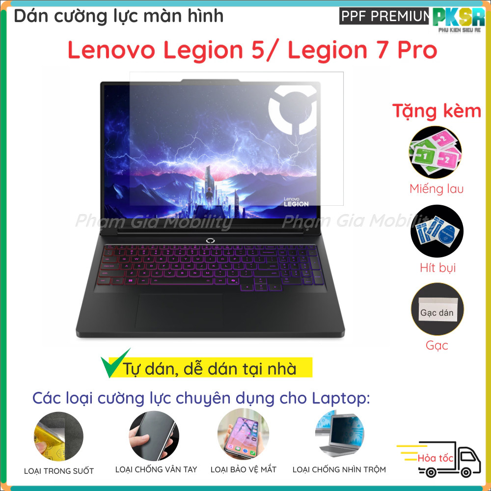 Dán cường lực màn Lenovo Gaming Legion Lecoo Fighter Pro 14 5 7 Y7000 15IRX10 15IAX10 15ACH6 16ACHg6
