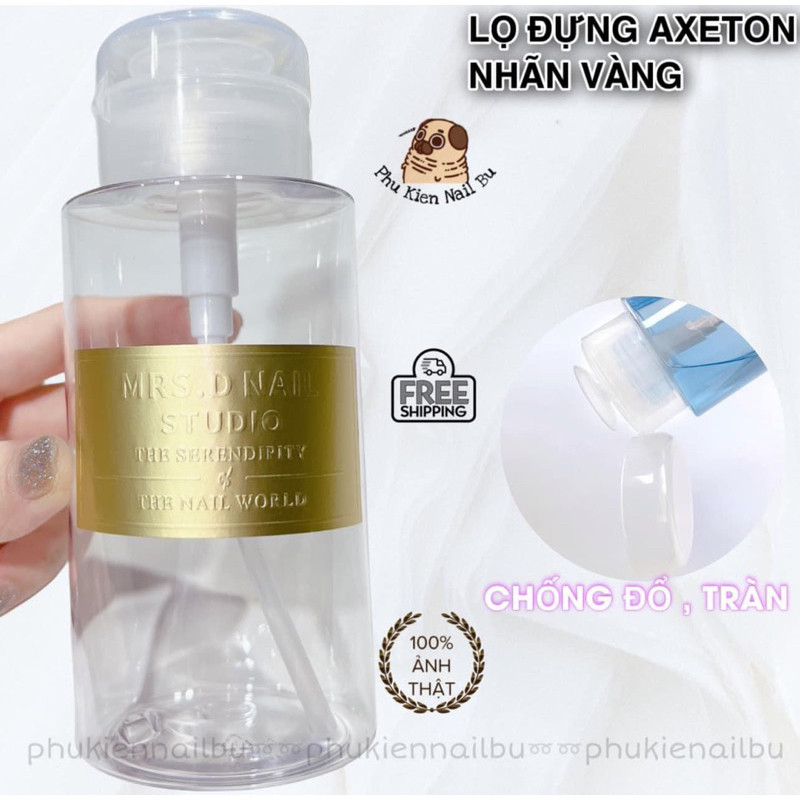 Lọ Đựng Cồn, Lọ Đựng Axeton 300ml