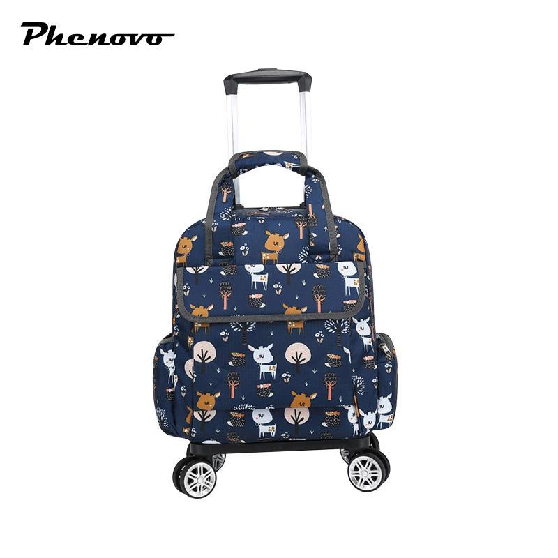 Túi Duffel du lịch, Túi Duffel lăn, Túi Duffel 16 Inch, Túi hành lý du lịch xe đẩy, Túi may mặc chốn