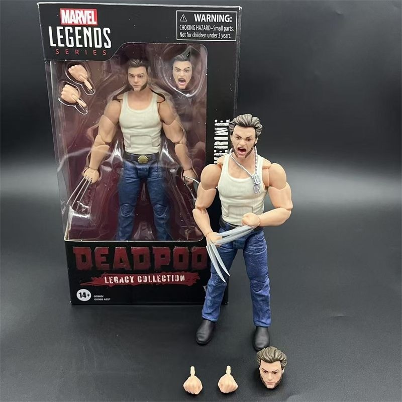 ♡Marvel Huyền Thoại Vest King Kong Wolf X-Men Bác Logan Unicorn Deadpool 20cm Di Chuyển Đồ Chơi Mô H